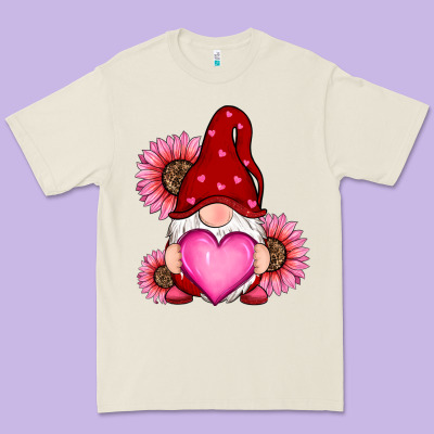 Valentines Day With Sunflowers Gnomes Premium Tee Designed By Ranaportraitstore