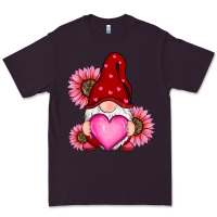Plum valentines day with sunflowers gnomes Premium Tee - RanaPortraitStore