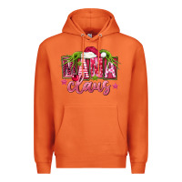 Carrot Pink Christmas Mama Claus Premium Hoodie - FaDigitalArtStudio