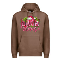 Chestnut Pink Christmas Mama Claus Premium Hoodie - FaDigitalArtStudio