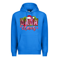 True Royal Pink Christmas Mama Claus Premium Hoodie - FaDigitalArtStudio