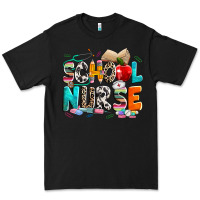 Black school nurse Premium Tee - NancyCooperArtShop