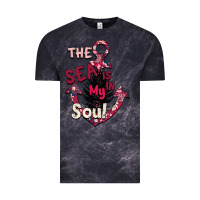 Cloud Black Summer decor The sea is in my Soul Vintage Tee - Bettercallsaul