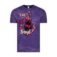 Cloud Purple Summer decor The sea is in my Soul Vintage Tee - Bettercallsaul