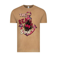 Summer Decor The Sea Is In My Soul Vintage Tee | Teevron