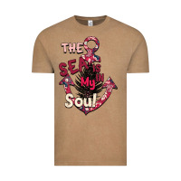 Vintage Coffee Summer decor The sea is in my Soul Vintage Tee - Bettercallsaul