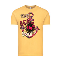 Vintage Mustard Summer decor The sea is in my Soul Vintage Tee - Bettercallsaul