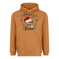 Meerkat jingle bell rock black Heavyweight Hoodie - CowhideDigitalArt