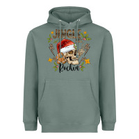 Sage jingle bell rock black Heavyweight Hoodie - CowhideDigitalArt