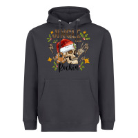 Smoke jingle bell rock black Heavyweight Hoodie - CowhideDigitalArt