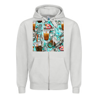 Dove Grey dentist coffee cups toothpaste and teeth with cowhide seamless pattern Zipper Hoodie - BundleAndBundleShop