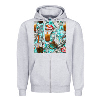 Heather Grey dentist coffee cups toothpaste and teeth with cowhide seamless pattern Zipper Hoodie - BundleAndBundleShop