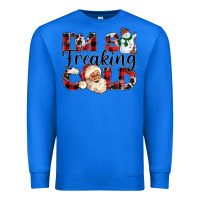 True Royal Im So Freaking Cold Premium Sweatshirt - CowhideDigitalArt