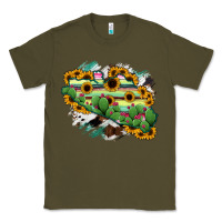 Army Green Guerrero Map Classic Tee - RanaPortraitStore