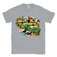 Heather Grey Guerrero Map Classic Tee - RanaPortraitStore