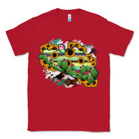 Red Guerrero Map Classic Tee - RanaPortraitStore