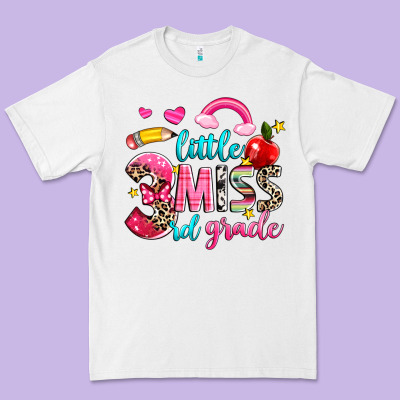 Little Miss Third Grade Premium Tee Designed By Nancycooperartshop