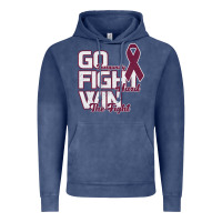 Vintage Denim Go Burgundy Fifht Hard Win The Fight Vintage Hoodie - Bettercallsaul