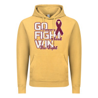 Vintage Mustard Go Burgundy Fifht Hard Win The Fight Vintage Hoodie - Bettercallsaul