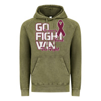 Vintage Olive Go Burgundy Fifht Hard Win The Fight Vintage Hoodie - Bettercallsaul