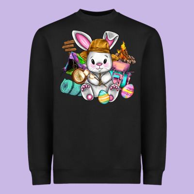 Easter Day Camper  Happy Easter Day Heavyweight Sweatshirt Designed By Cowgirlartshop