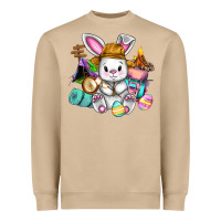 Mushroom Easter Day Camper  Happy Easter Day Heavyweight Sweatshirt - CowGirlArtShop