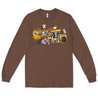 Chestnut farm animals school bus Long Sleeve Tee - texasbilliewilder