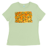 Matcha School Bus Pattern Ladies Tee - Jasminsmagicworld
