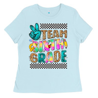 Baby Blue team sixth grade Ladies Tee - NancyCooperArtShop