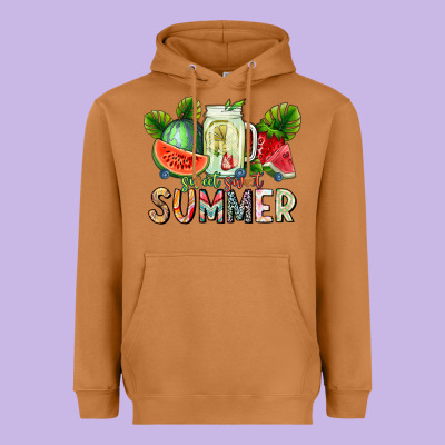 Sweet Sweet Summer Heavyweight Hoodie Designed By Cowhidedigitalart