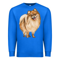 True Royal Pomeranian Dog Illustrations Premium Sweatshirt - LillyAllenDesigns