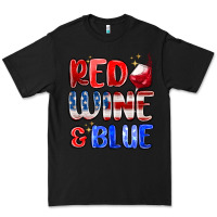 Black red wine and blue Premium Tee - MaliasSmallBusiness