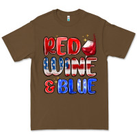 Cacao red wine and blue Premium Tee - MaliasSmallBusiness