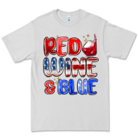 Dove Grey red wine and blue Premium Tee - MaliasSmallBusiness