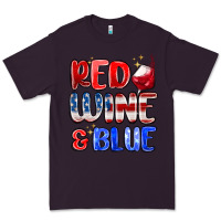 Plum red wine and blue Premium Tee - MaliasSmallBusiness
