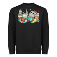 Black Easter Hippopotamus coffee cups Easter Day Heavyweight Sweatshirt - CowGirlArtShop