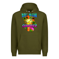 Army Green Hot mom summer Mother's Day Premium Hoodie - FaDigitalArtStudio