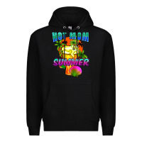 Black Hot mom summer Mother's Day Premium Hoodie - FaDigitalArtStudio
