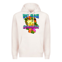 Pale Pink Hot mom summer Mother's Day Premium Hoodie - FaDigitalArtStudio