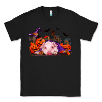 Black Halloween Baby Pig Classic Tee - RanaPortraitStore