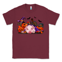 Burgundy Halloween Baby Pig Classic Tee - RanaPortraitStore