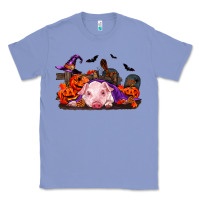 Colony Blue Halloween Baby Pig Classic Tee - RanaPortraitStore