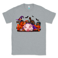 Heather Grey Halloween Baby Pig Classic Tee - RanaPortraitStore