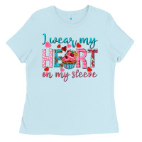 I Wear My Heart On My Sleeve Ladies Tee | Teevron