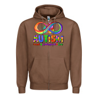 Chestnut Autism accept understand love Zipper Hoodie - FaDigitalArtStudio