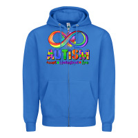 True Royal Autism accept understand love Zipper Hoodie - FaDigitalArtStudio