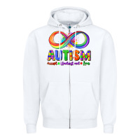 White Autism accept understand love Zipper Hoodie - FaDigitalArtStudio