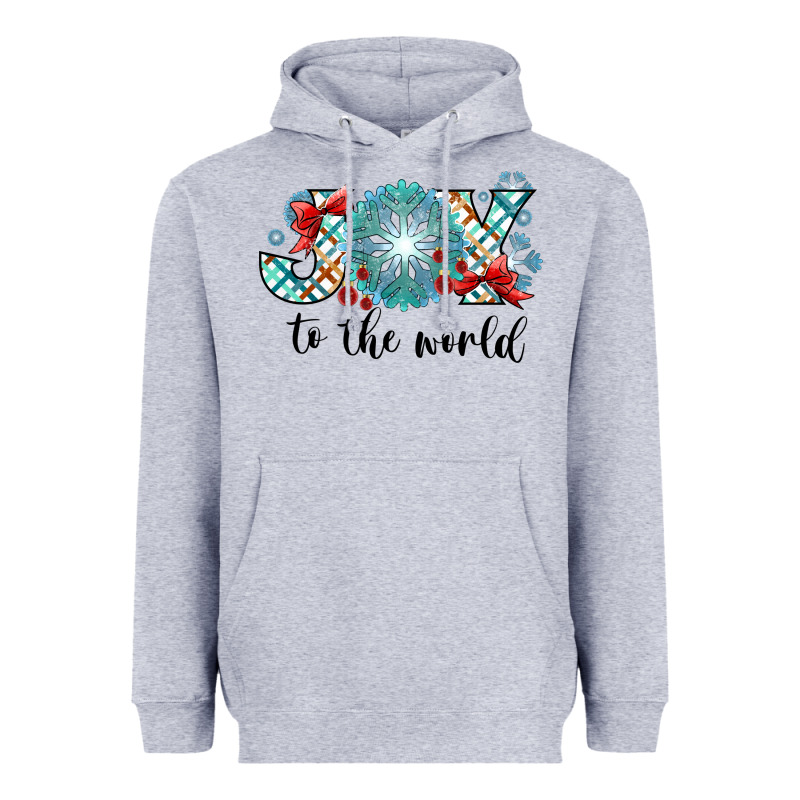 Joy To The World Heavyweight Hoodie by CowhideDigitalArt | Teevron