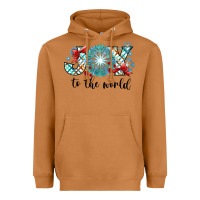 Meerkat Joy to the World Heavyweight Hoodie - CowhideDigitalArt