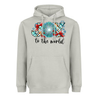 Moon Dust Joy to the World Heavyweight Hoodie - CowhideDigitalArt
